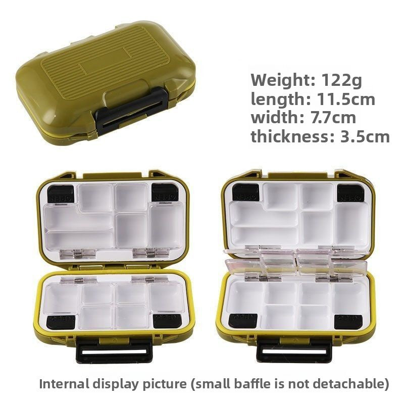 Portable Fishing Bait and Hook Storage Box