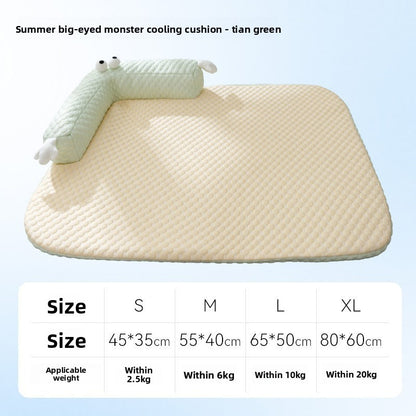 Breathable Pet Bed with Cute Monster Design