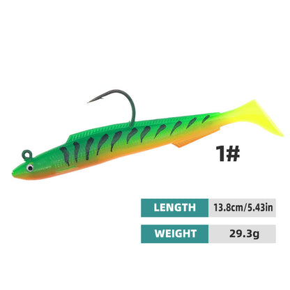 Soft Bionic Fish Tail Lure (5-Pack)