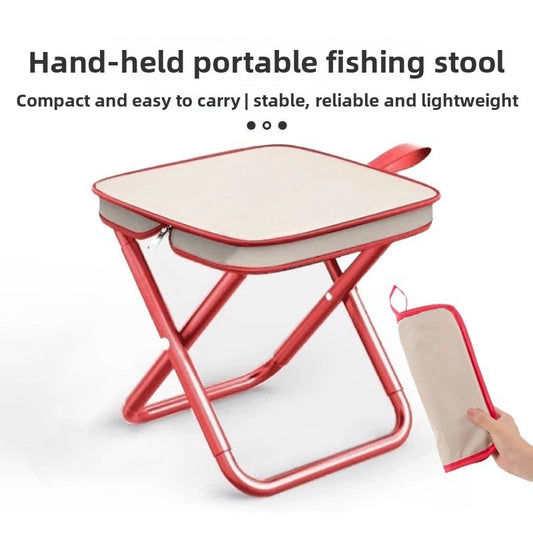 Lightweight Portable Folding Stool — Camping & Outdoor Seat