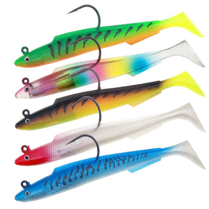 Soft Bionic Fish Tail Lure (5-Pack)