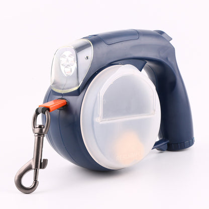 Retractable Dog Leash with Multifunctional Grip