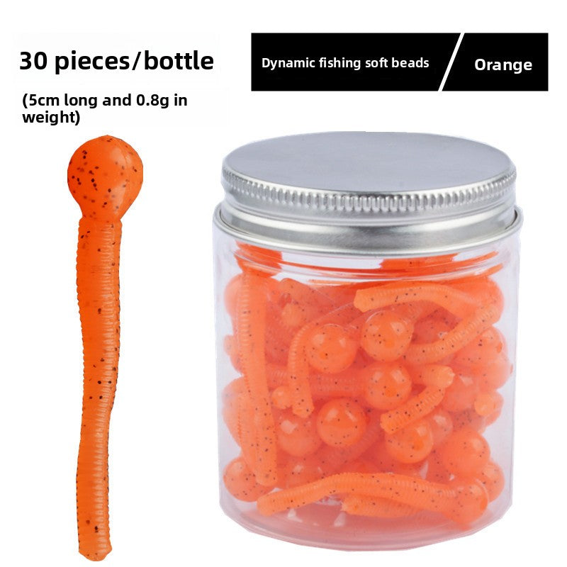 Floating Soft Fishing Lure with Tail