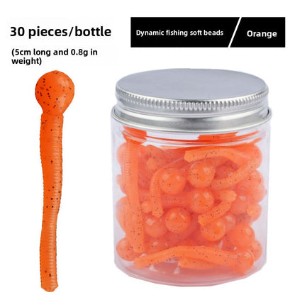 Floating Soft Fishing Lure with Tail