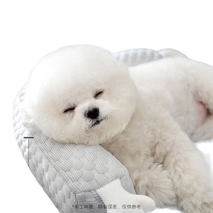 Breathable Pet Bed with Cute Monster Design