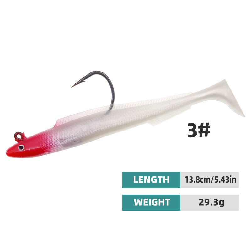 Soft Bionic Fish Tail Lure (5-Pack)