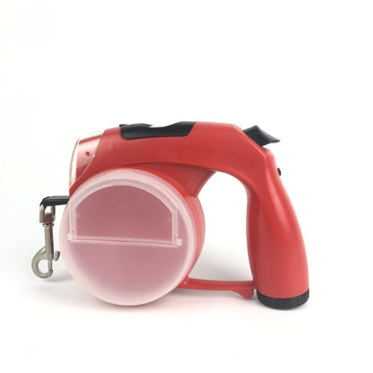 Retractable Dog Leash with Multifunctional Grip