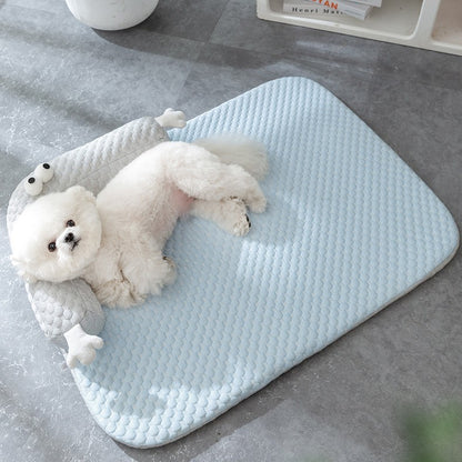 Breathable Pet Bed with Cute Monster Design