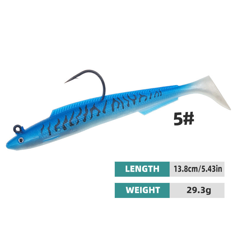 Soft Bionic Fish Tail Lure (5-Pack)