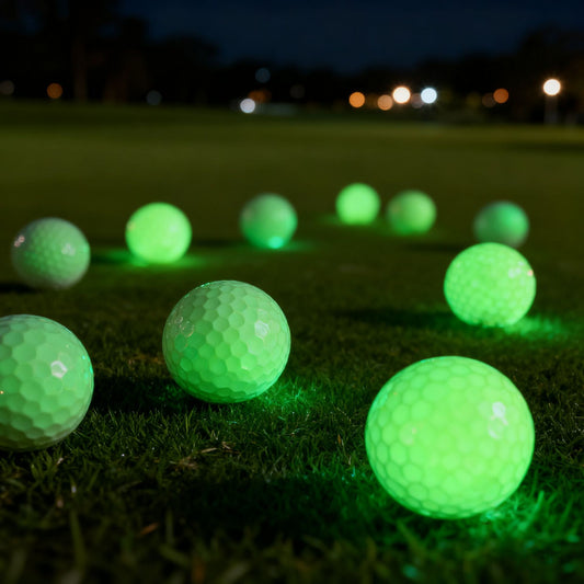 Luminous Golf Balls for fun outdoor activities.