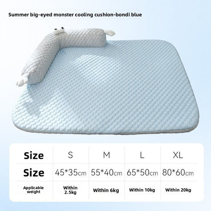 Breathable Pet Bed with Cute Monster Design