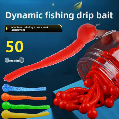 Floating Soft Fishing Lure with Tail