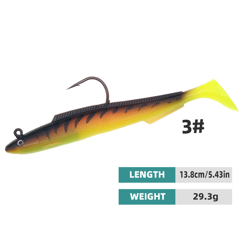 Soft Bionic Fish Tail Lure (5-Pack)