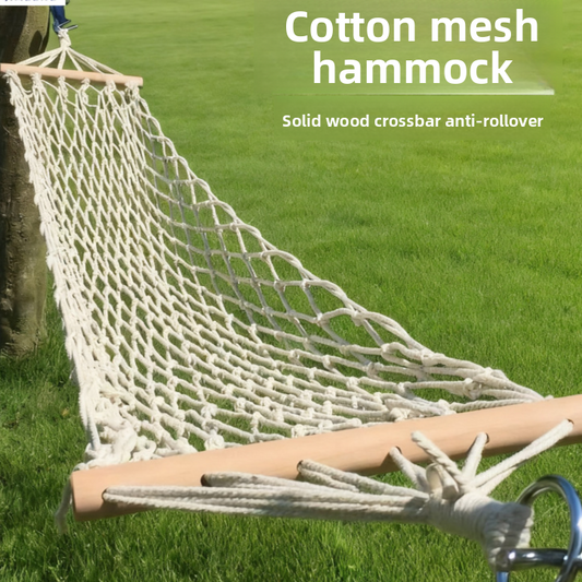 Portable Cotton Mesh Hammock