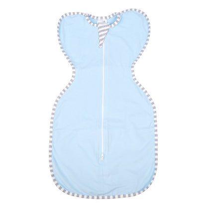 Infant sleep bag to prevent startled movements
